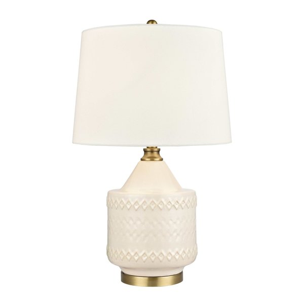 Elk Home Buckley 27'' High 1-Light Table Lamp - White S0019-9488